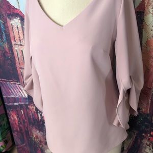Alberto Makali NWOT pale pink top